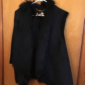 Michael Kors Faux Suede and Shearling Vest BNWOT